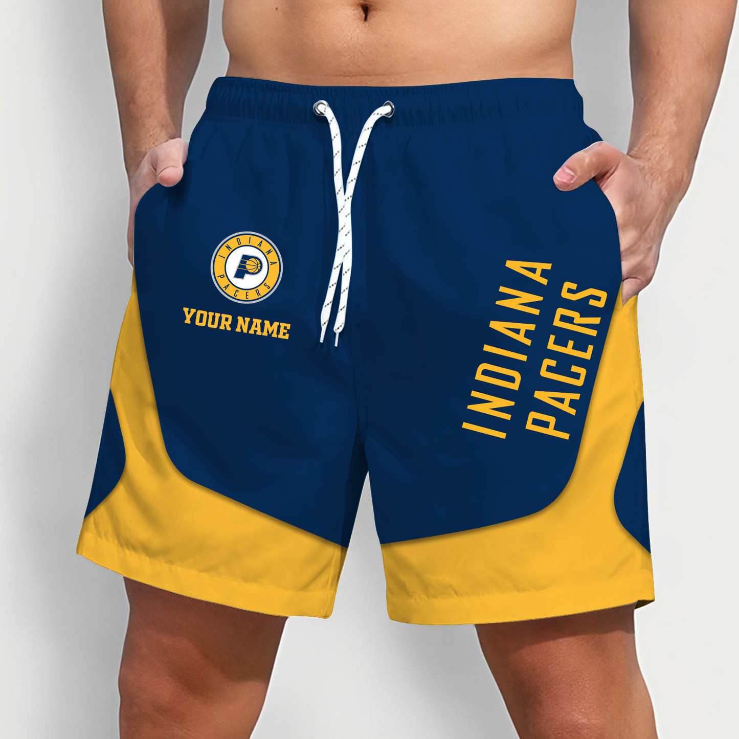 IND x NBA Team Special Short Pants For Men Custom Name Gifts DATND TANTD