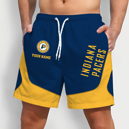 IND x NBA Team Special Short Pants For Men Custom Name Gifts DATND TANTD