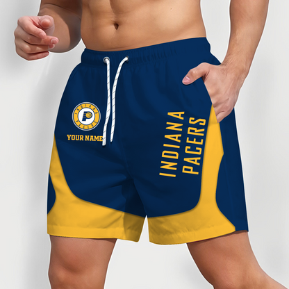 IND x NBA Team Special Short Pants For Men Custom Name Gifts DATND TANTD