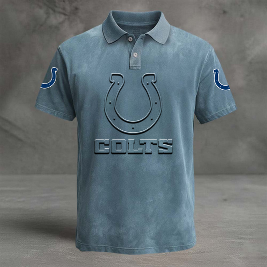 IND x NFL Embossed Polo Shirt DATND TANTD