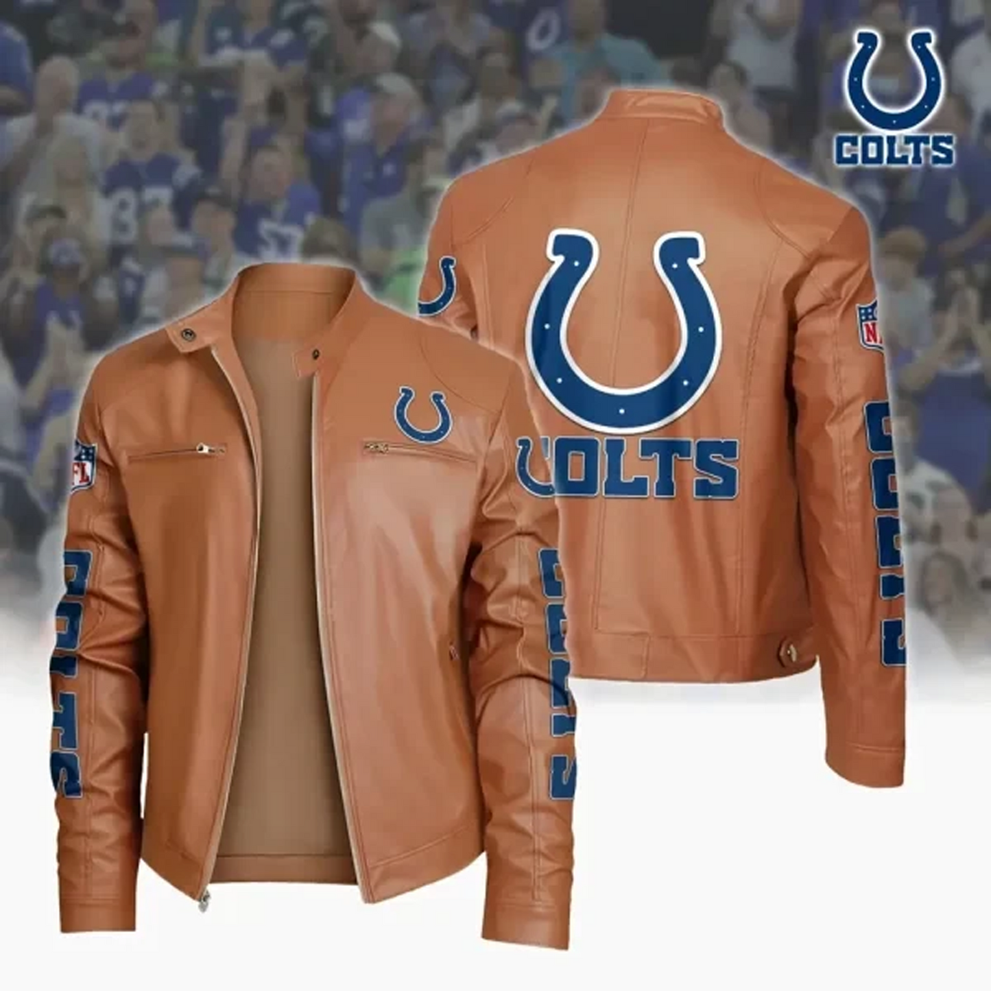 IND x NFL Sport Leather Jacket DATND TANTD