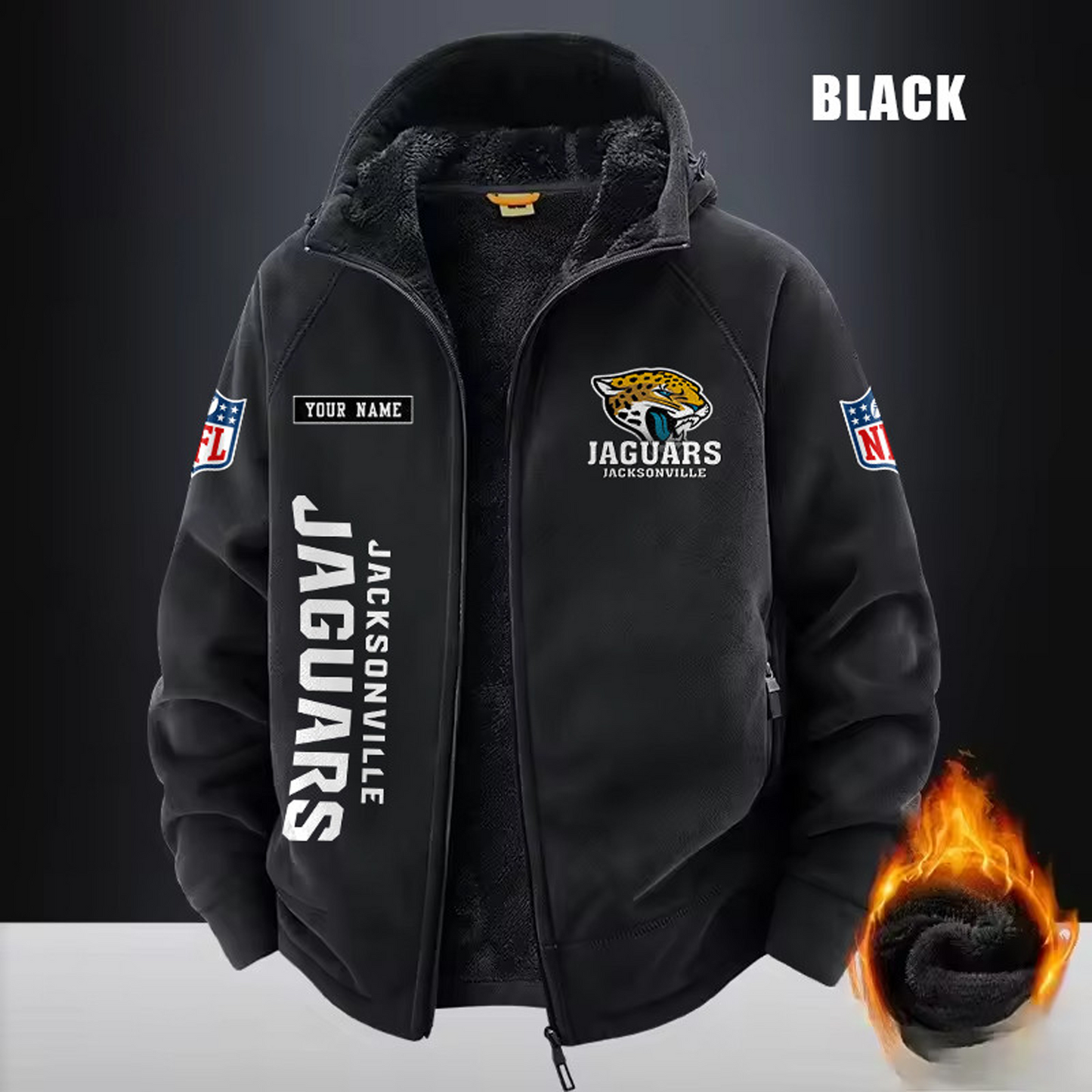 JAC x NFL 3D Half-zip Hoodie DATND TANTD