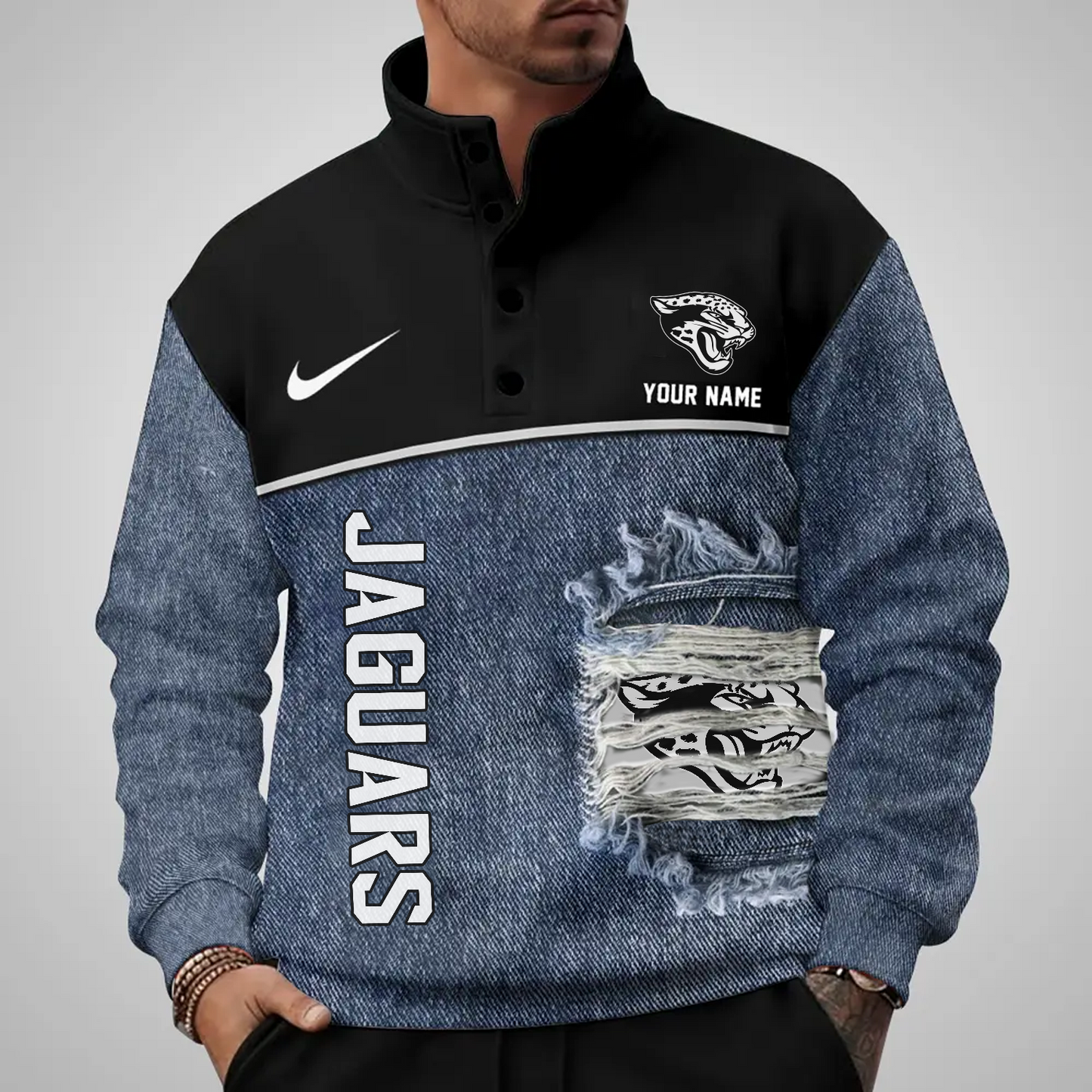 JAC x NFL Half Button Sweatshirt DatND DVT