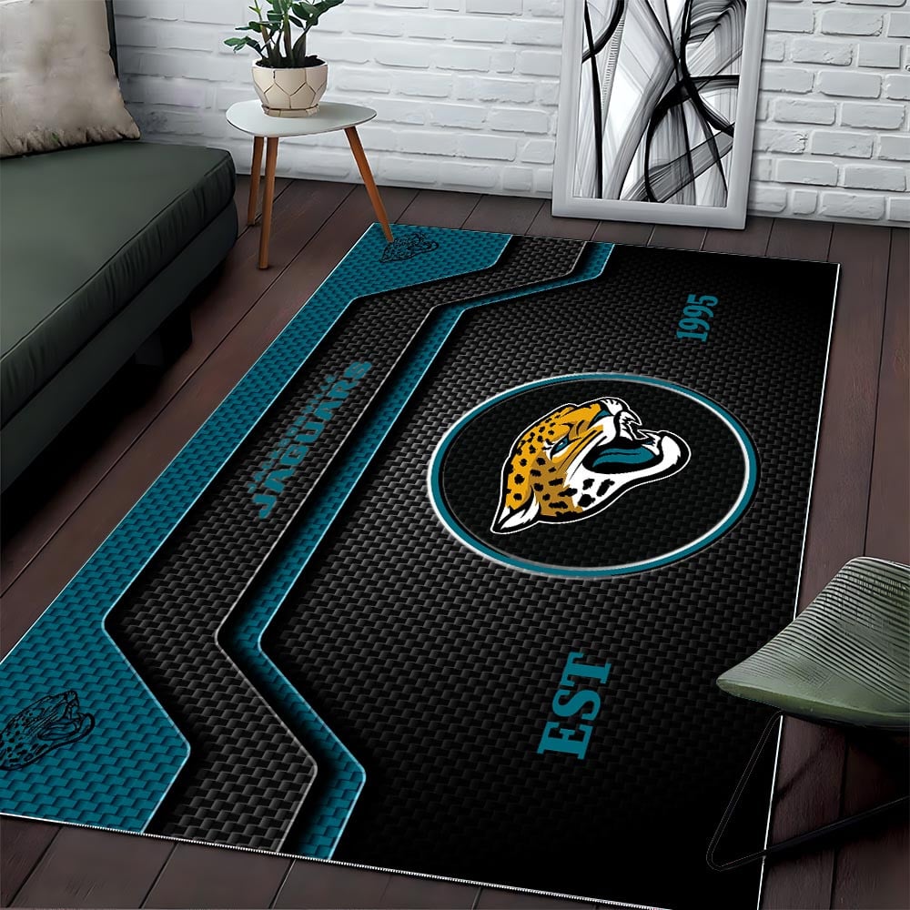 JAC x NFL Modern Sports Living Room Rug DatND DVT