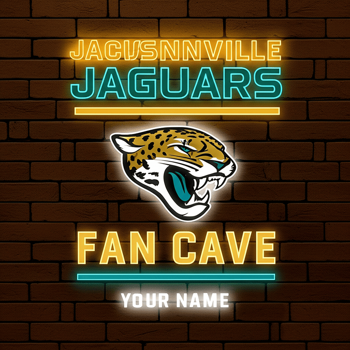 JAC x NFL PREMIUM LED LIGHT WALL DECOR DATND TANTD