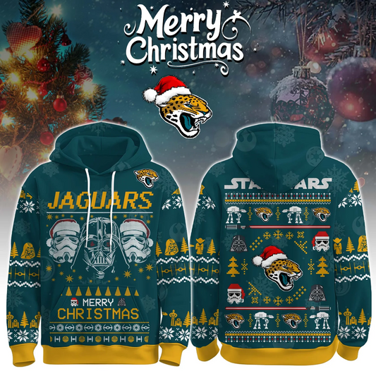 JAC x NFL Unisex Merry Christmas The Force Edition Hoodie DATND TANTD