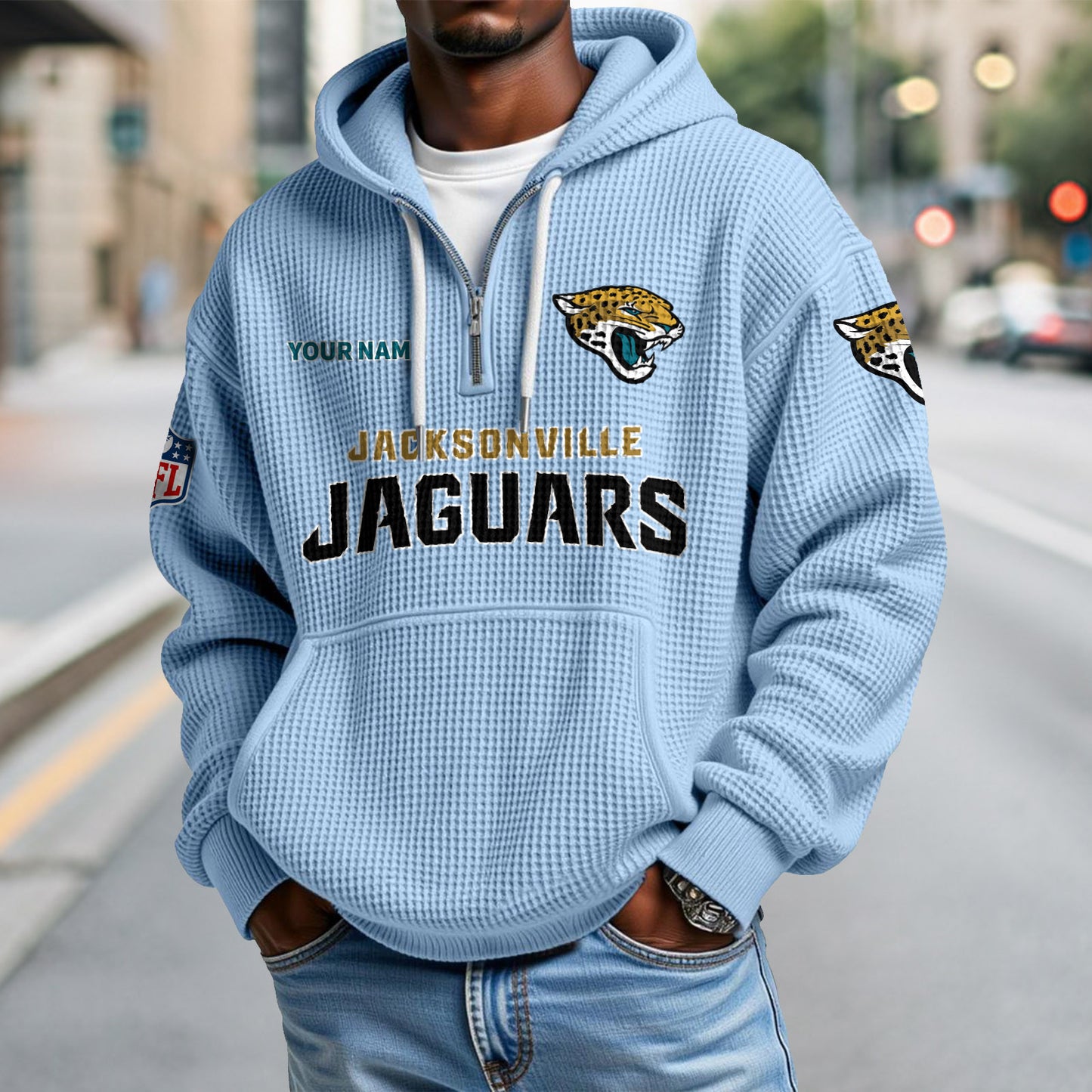 JAC x NFL Waffle Hoodie DatND DVT