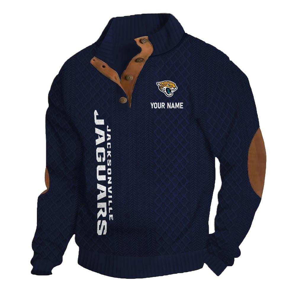 JJ NFL Basic Knitted Stand Collar Sweatshirt DDT CTND