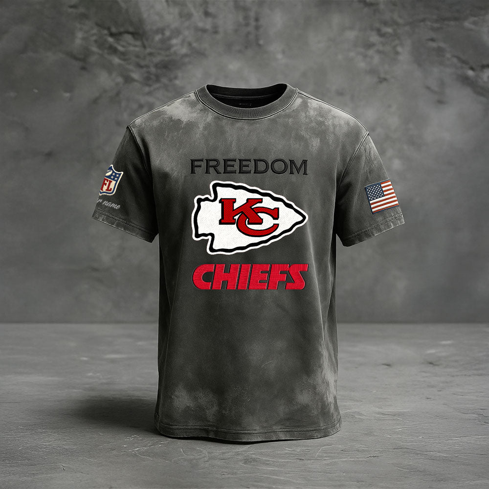 KC Premium NFL The Freedom Washed Tee DatND DVT