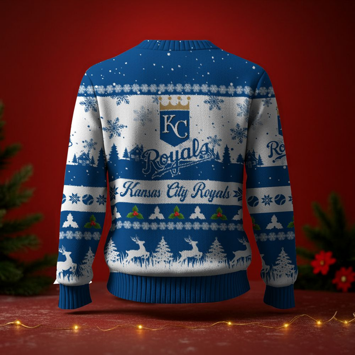 KC x MLB Ugly Sweater 2025 DATND TANTD