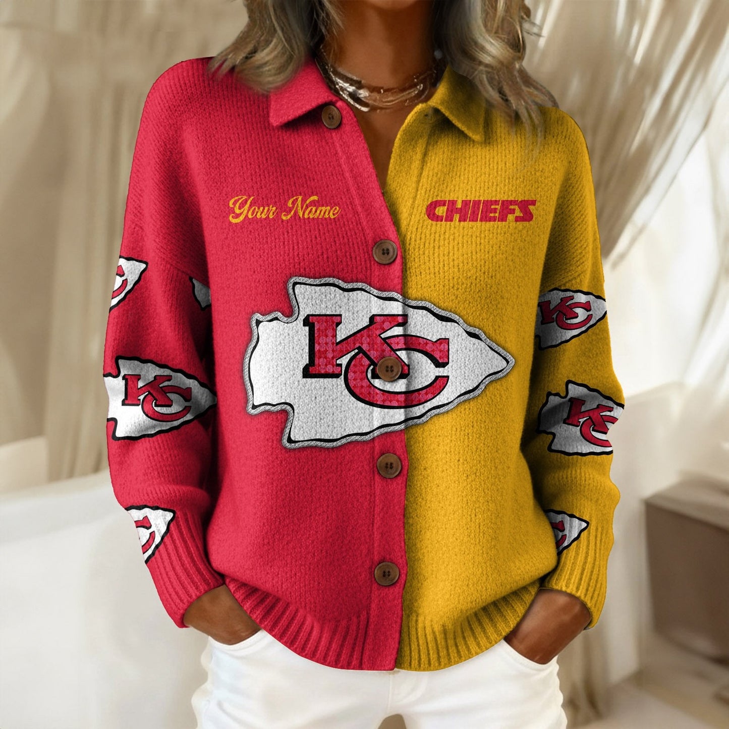 KC x NFL Cardigan Jacket 1011 DatND DVT