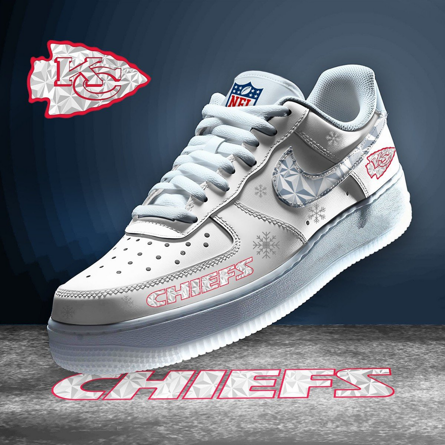 KC x NFL Diamond Air Sneaker - Limited Edition DatND DVT