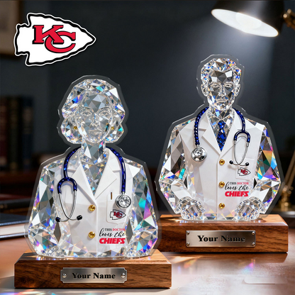 KCC Premium NFL Doctor Crystal Style Desktop Ornament DDT 101125 HLPHUONG