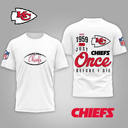 KCC Premium NFL Once Before I Die Shirt DDT CTND