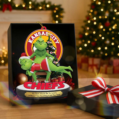 KCC Premium NFL x Grinch Acrylic Ornament DDT NTL