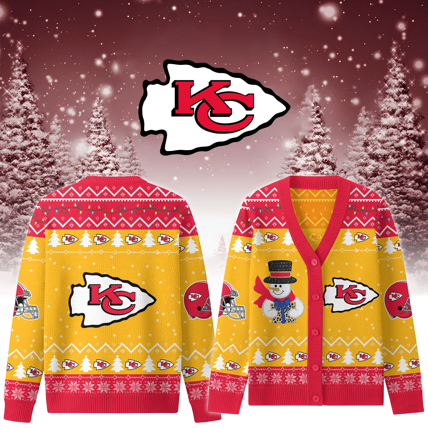 KCC x NFL Premium Knitted Cardigan Jacket DDT CTND