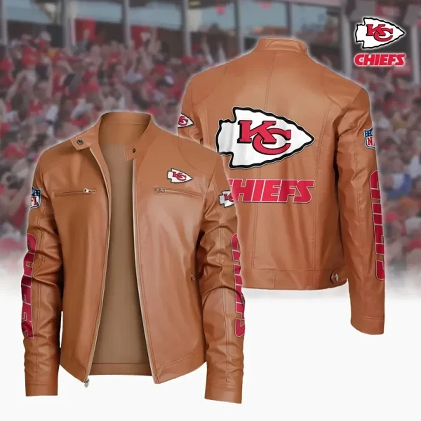 KCC x NFL Sport Leather Jacket DATND TANTD