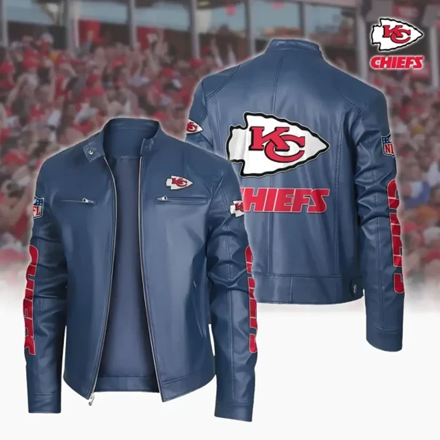 KCC x NFL Sport Leather Jacket DATND TANTD