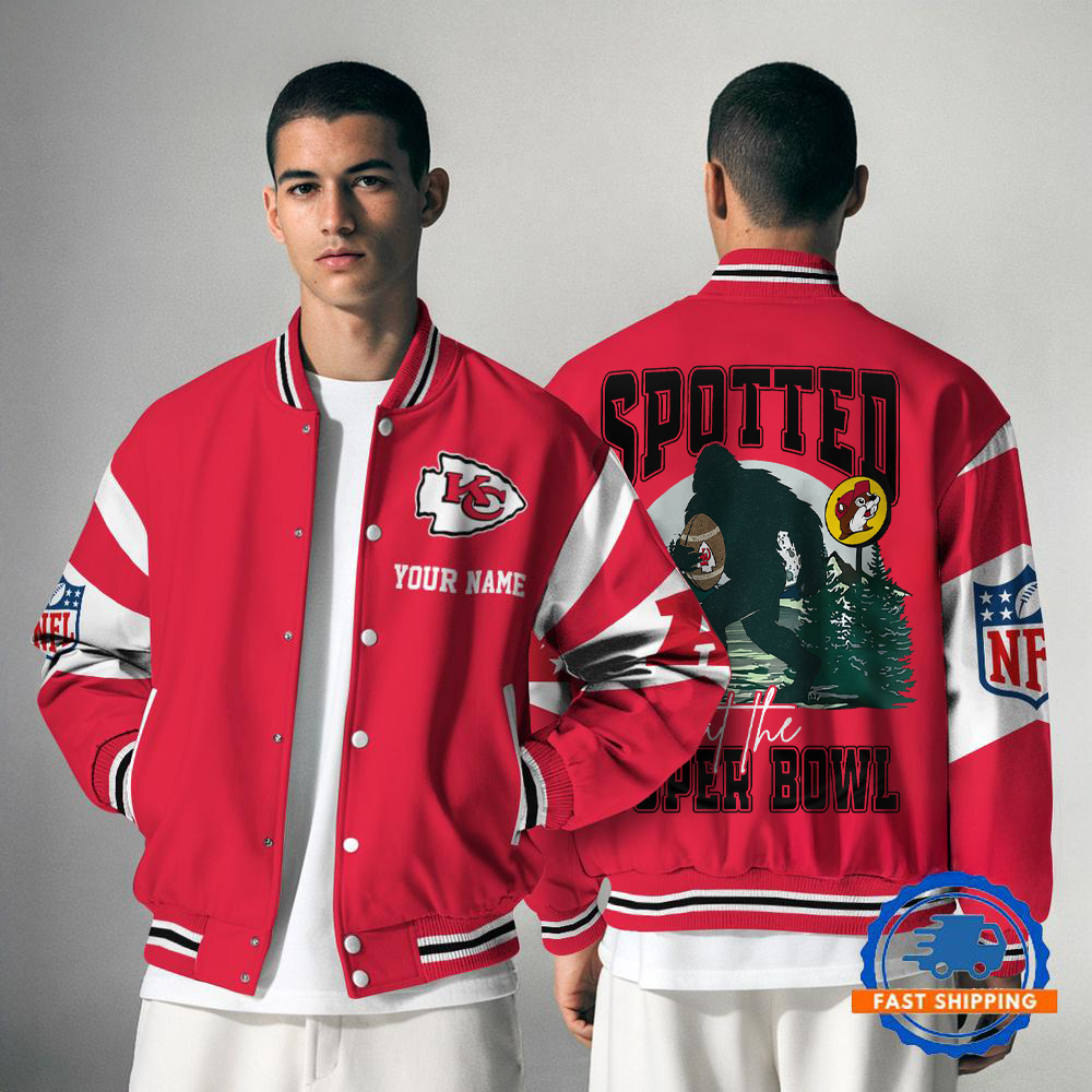 KCC x NFL Spotted at the Super Bowl Varsity Jacket DDT NTL