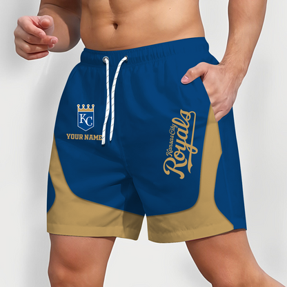 KCR x MLB Team Special Short Pants For Men Custom Name Gifts DATND TANTD