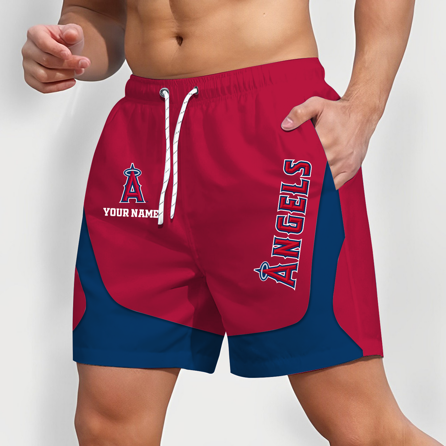 LAA x MLB Team Special Short Pants For Men Custom Name Gifts DATND TANTD