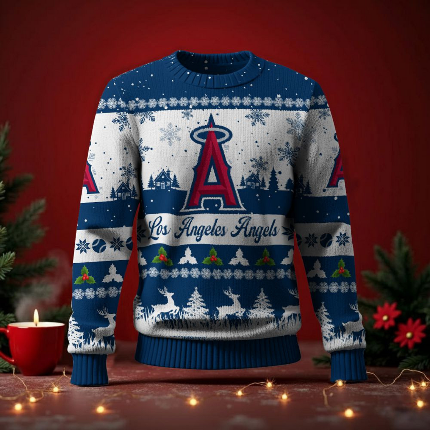 LAA x MLB Ugly Sweater 2025 DATND TANTD