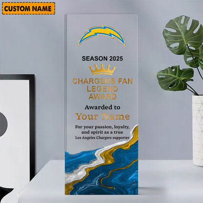 LAC NFL Personalized Acrylic Award Plaque Funny Christmas Gift For Family DDT NTL