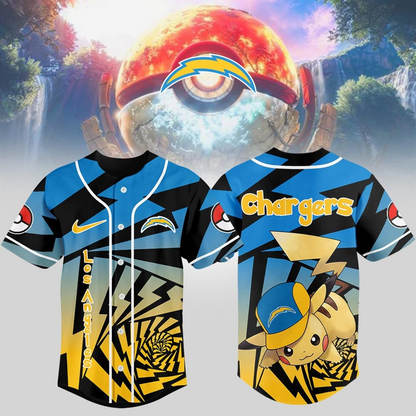 LAC Premium NFL Pikachu Jersey Shirt DDT 101125 HLPHUONG