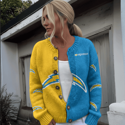 LAC x NFL Cardigan Sweatshirt With Button v1  DatND DVT
