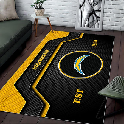 LAC x NFL Modern Sports Living Room Rug DatND DVT