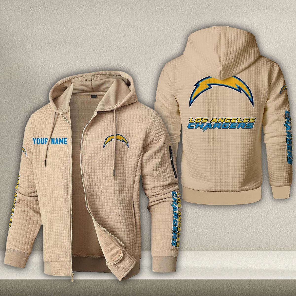 LAC x NFL Quilted Zip Hoodie DatND DVT