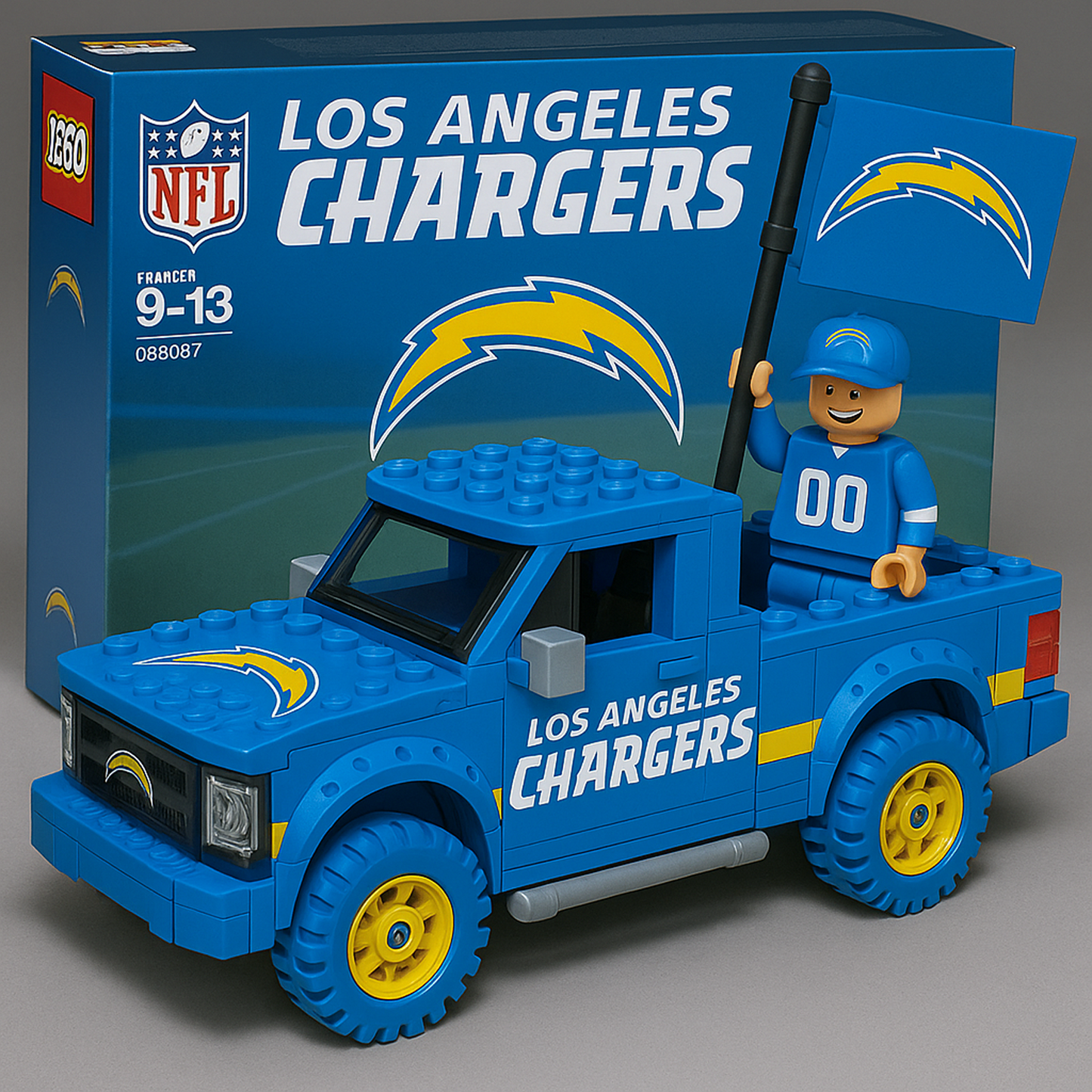 32 Teams Pickup Truck Building Blocks NDD TANTD