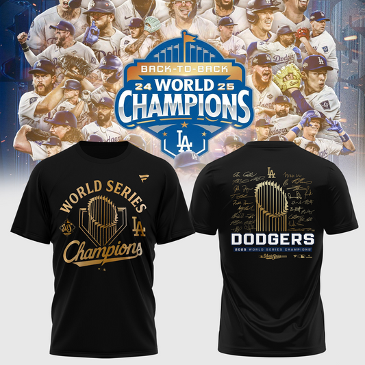 LAD x MLB 2025 World Series Champions 3D Shirt V2 DatND DVT