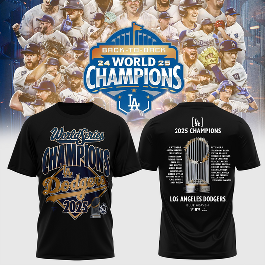 LAD x MLB 2025 World Series Champions 3D Shirt V3 DatND DVT