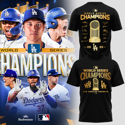 LAD x MLB 2025 World Series Champions 3D Shirt V5 DatND DVT