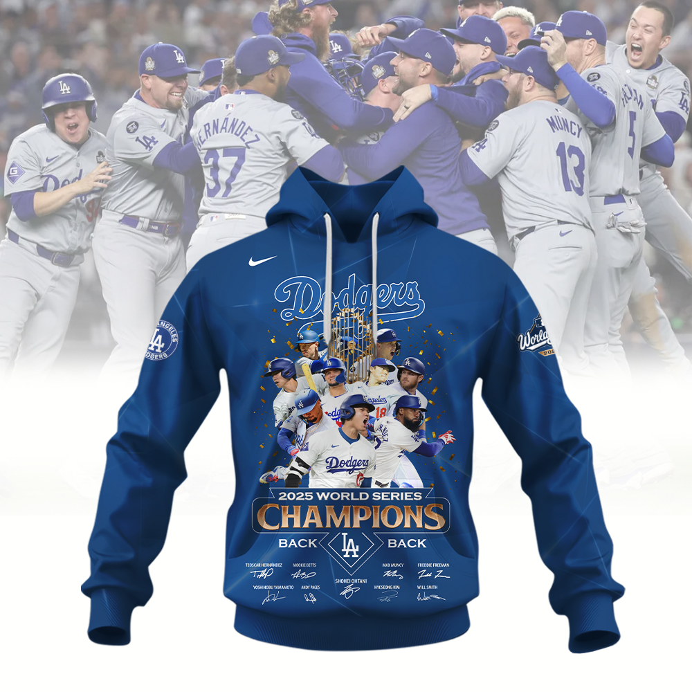 LAD x MLB 2025 World Series Champions Hoodie V6 DatND DVT