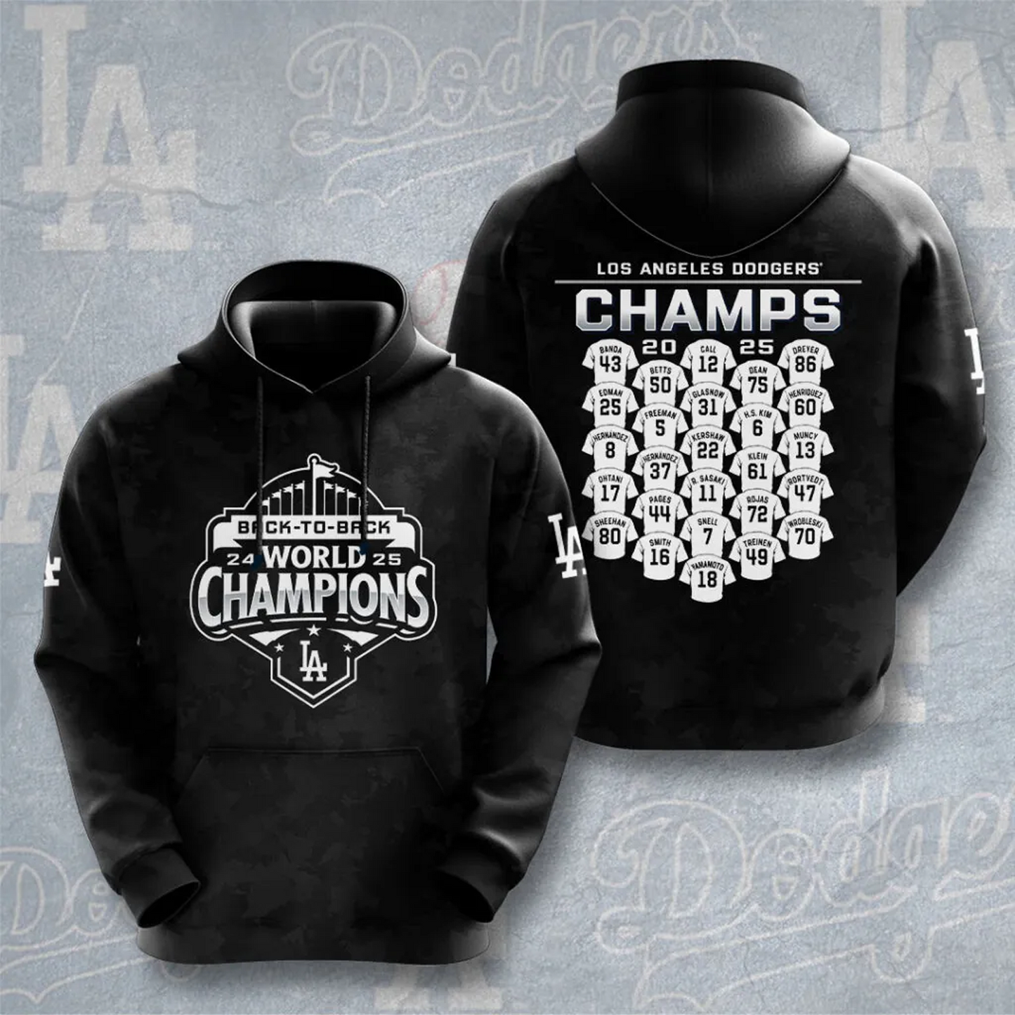 LAD x MLB 3D Apparel V19 DATND TANTD