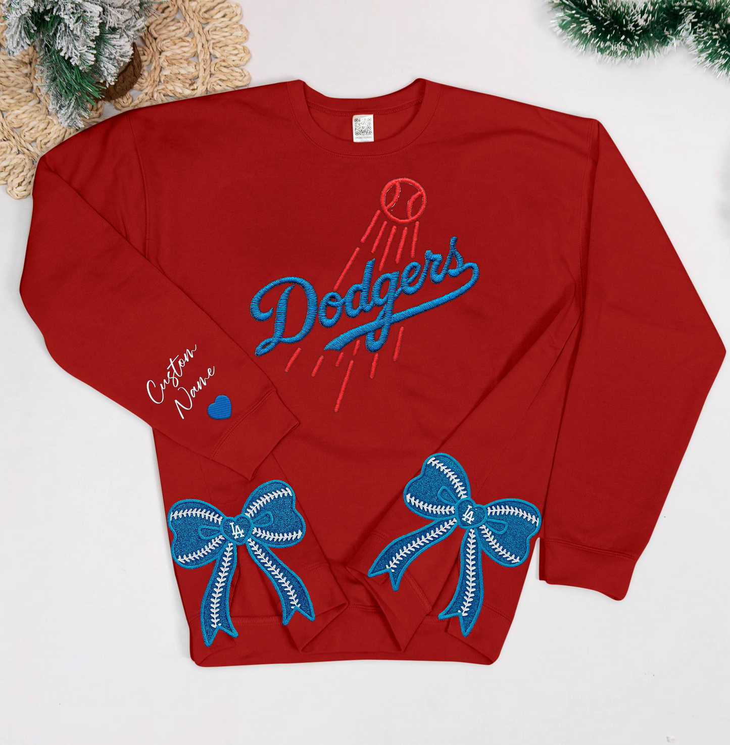 LAD x MLB Embroidered Side Bow Sweatshirt V2 DatND DVT