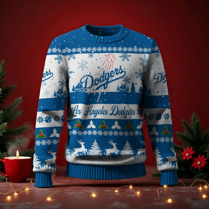 LAD x MLB Ugly Sweater 2025 DATND TANTD