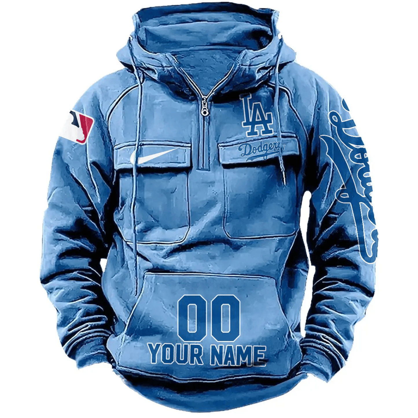 LAD x MLB Vintage Men Hoodie DATND TANTD