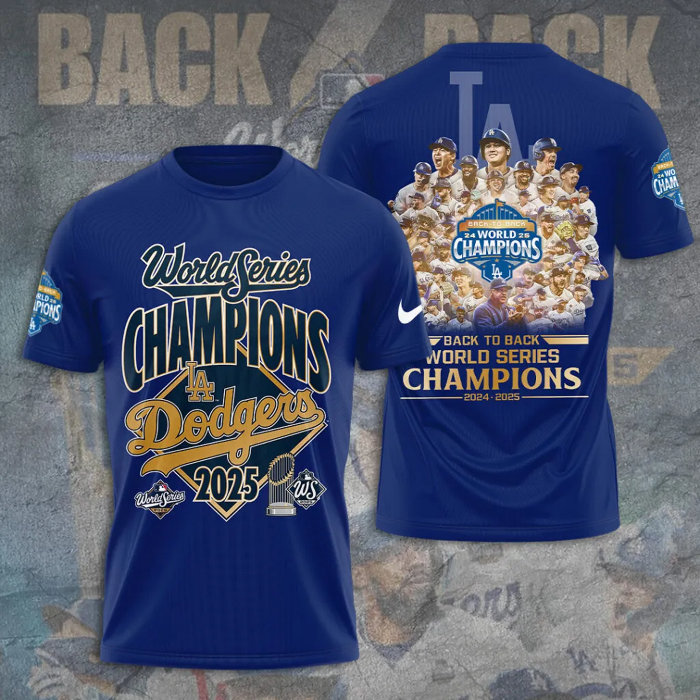 LAD x MLB World Series 20 3D Shirt V2 DatND DVT