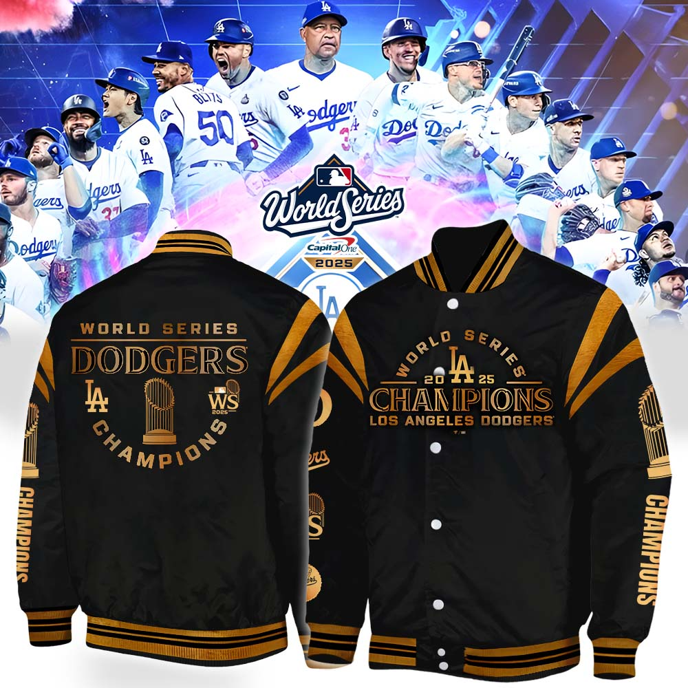 LAD x MLB World Series Winners 2025 Baseball Jacket DDT  CTND
