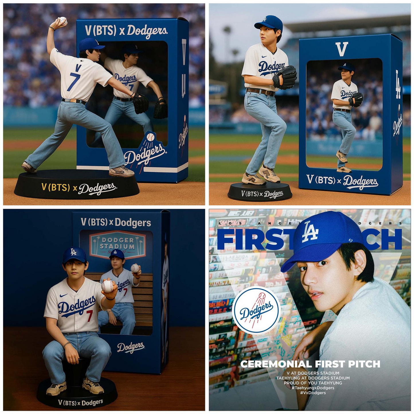 LAD x MLB World Series Winners 2025 V4 Acrylic Plaque DDT  CTND