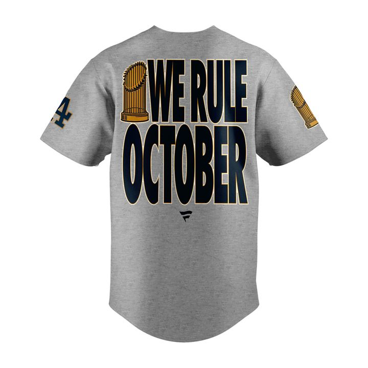 LAD x MLB2025 World Series Champions Locker Room Authentic Baseball Jersey V1 DatND DVT