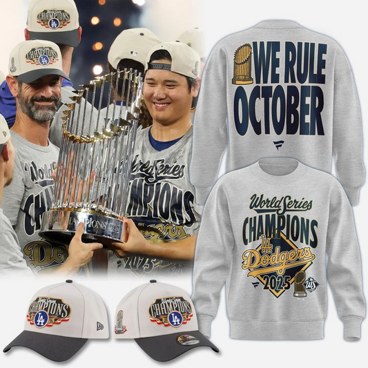 LAD x MLB2025 World Series Champions Locker Room Sweatshirt DatND DVT
