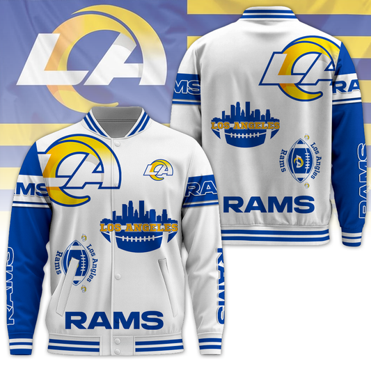 LAR Premium NFL 3D Graphic Varsity Jacket DDT 071125 NTL