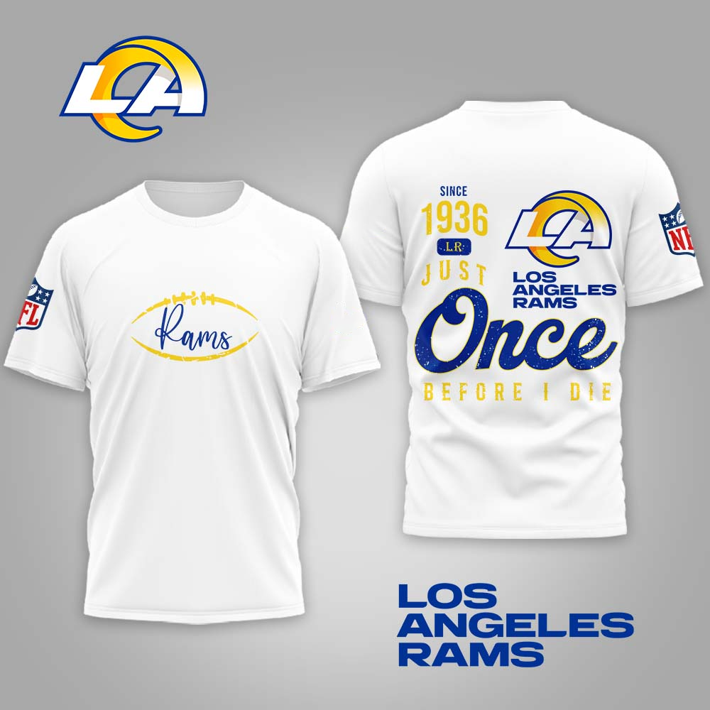 LAR Premium NFL Once Before I Die Shirt DDT CTND