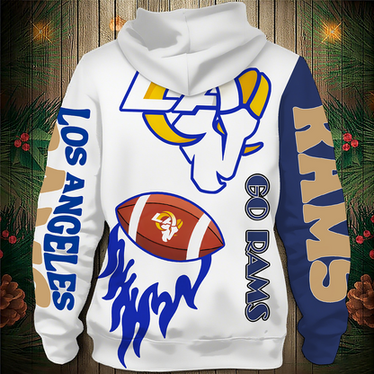 LAR Premium NFL V2 3D Graphic Hoodie DDT NTL