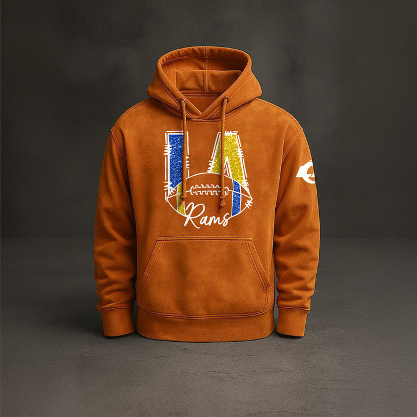 LAR x NFL Embossed Hoodie DatND THUONGNH