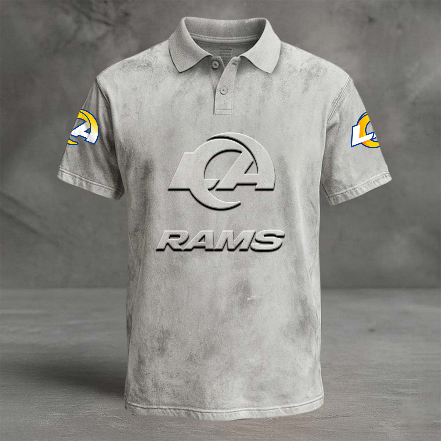 LAR x NFL Embossed Polo Shirt DATND TANTD